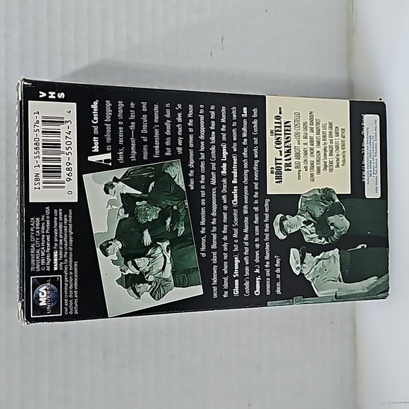 Abbott & Costello Meet Frankenstein vhs - Picture 2 of 2